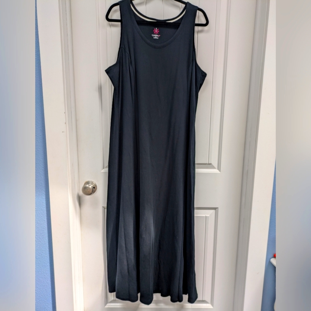 Isaac Mizrahi Black Maxi Dress